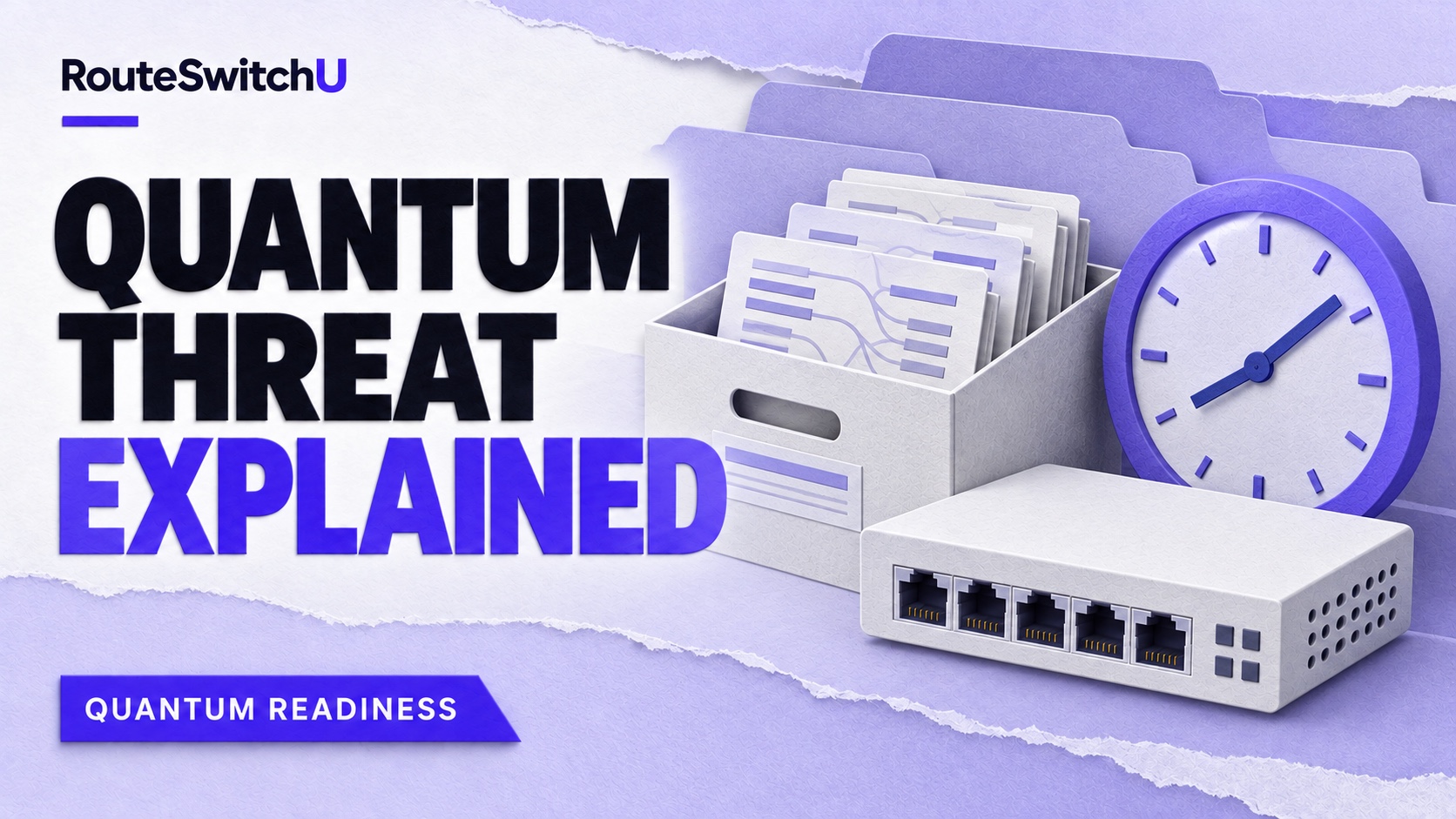 Paper-craft illustration for The Quantum Threat Explained